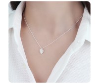 Leaf Silver Necklace SPE-3207